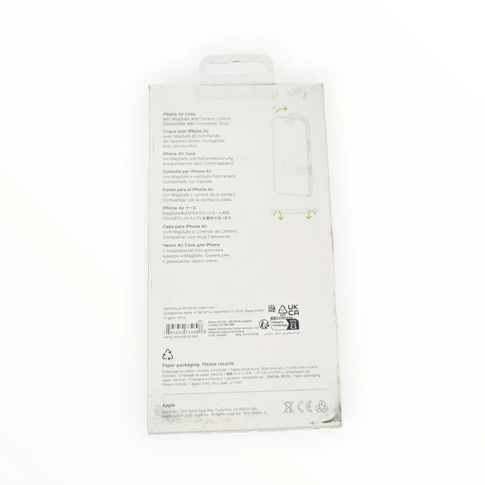 J1-O‎ Apple Clear Case w/ Magsafe for iPhone AIR  MGH34LL/A - Clear